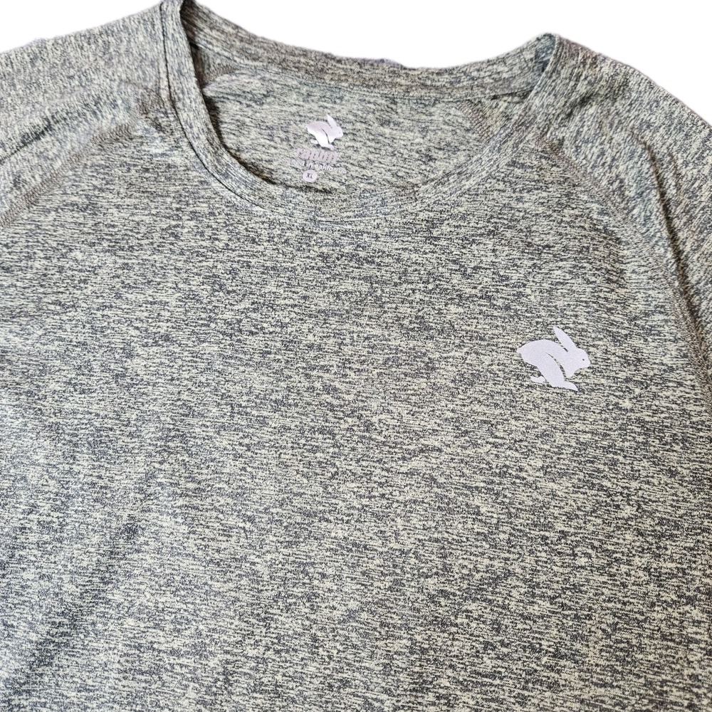 Rabbit Womens EZ Tee Longsleeve Size XL Heathered Green Wicking Quick Dry